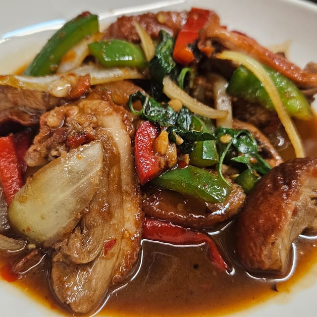 SP19. Basil Roasted Duck.